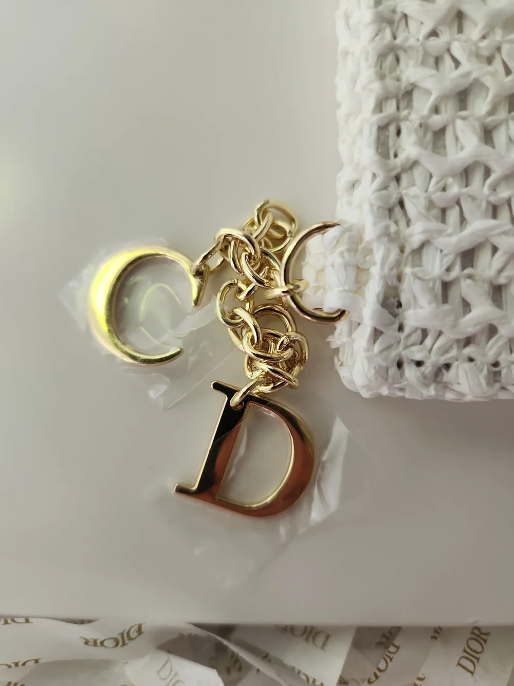 LIMITED EDITION Dior Raffia Makeup Mirror